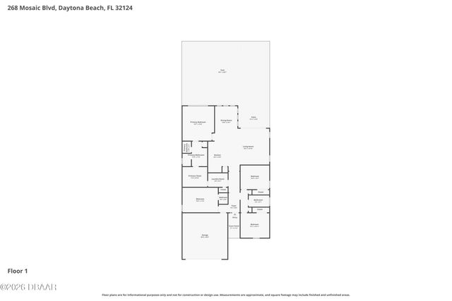 268 Mosaic Boulevard, Daytona Beach, FL 32124