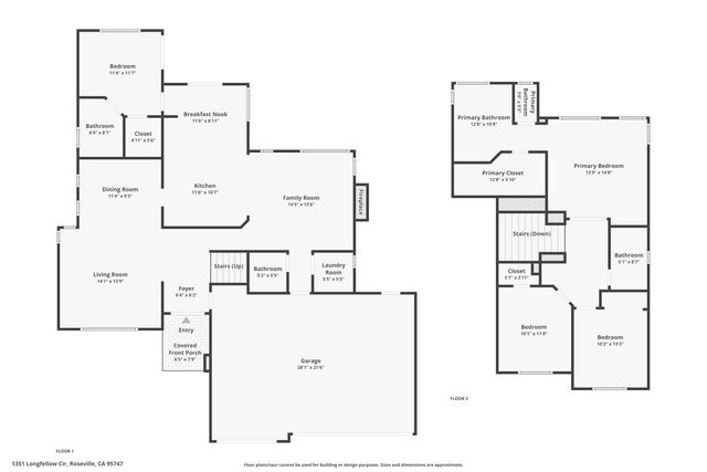 1351 Longfellow Cir, Roseville, CA 95747