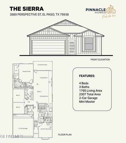 3889 PERSPECTIVE Street, El Paso, TX 79938