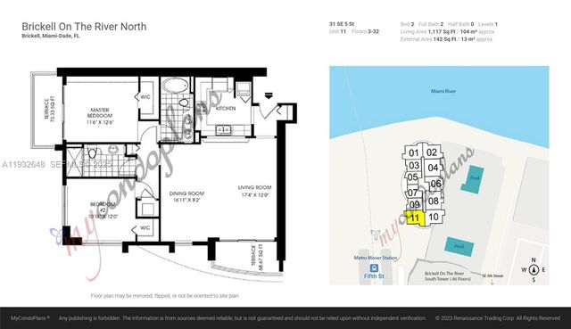 31 SE 5th St 2911, Miami, FL 33131