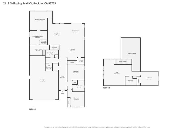 2412 Galloping Trail Ct, Rocklin, CA 95765
