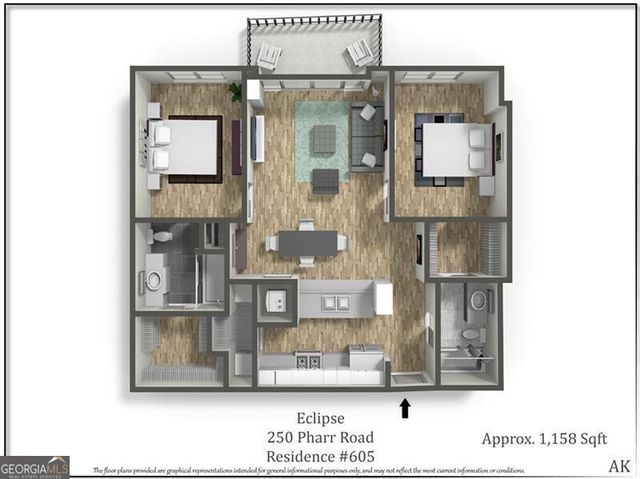 250 Pharr Road NE APT 205, Atlanta, GA 30305