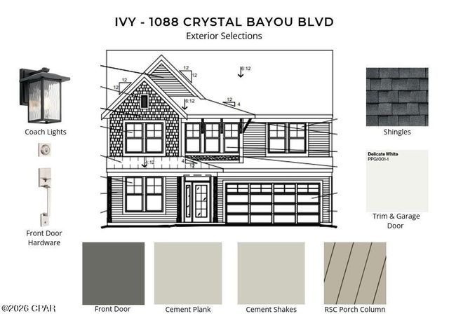 1088 Crystal Bayou Boulevard, Panama City Beach, FL 32407