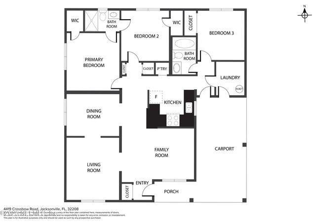 4419 CROSSBOW Road, Jacksonville, FL 32208