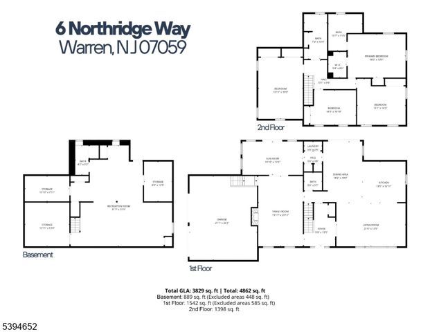 6 Northridge Way, Warren Twp., NJ 07059