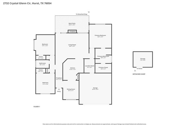 2732 Crystal Glenn Circle, Hurst, TX 76054