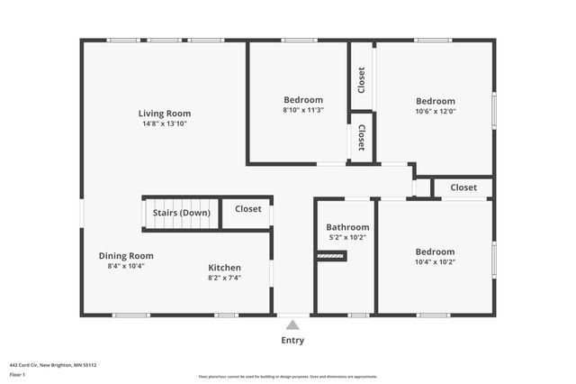443 Cord Circle, New Brighton, MN 55112