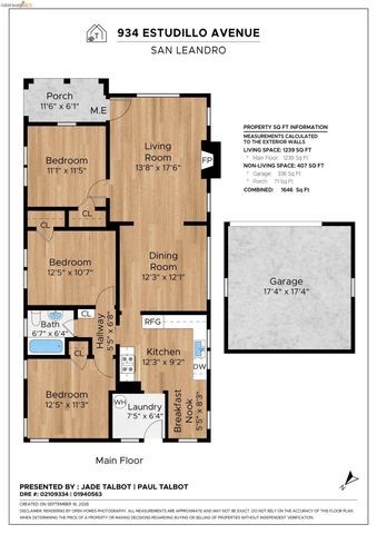 934 Estudillo Ave, San Leandro, CA 94577