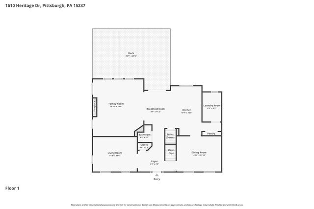 1610 Heritage Dr, Franklin Park, PA 15237