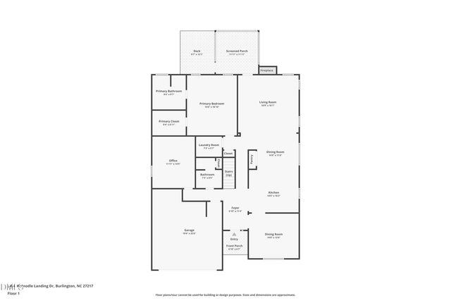 1466 Kernodle Lndg Drive, Burlington, NC 27217