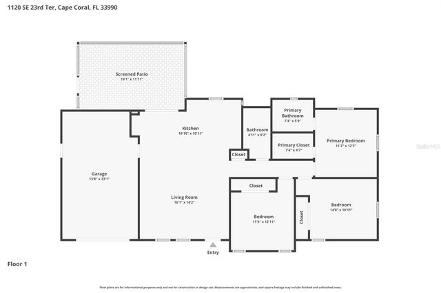 1120 SE 23RD TERRACE, Cape Coral, FL 33990