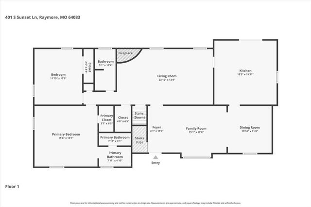 401 S Sunset Lane, Raymore, MO 64083