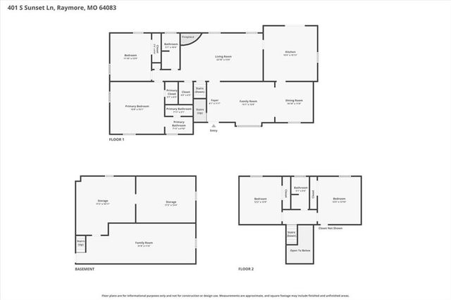 401 S Sunset Lane, Raymore, MO 64083