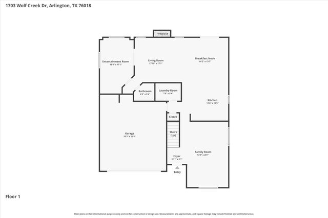 1703 Wolf Creek Drive, Arlington, TX 76018