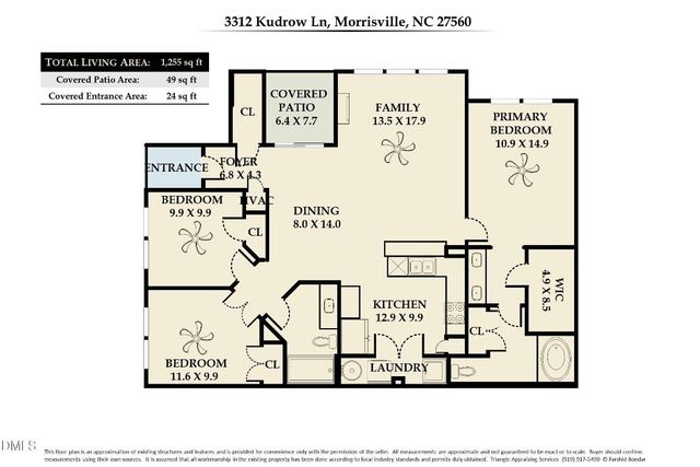 3312 Kudrow Lane, Morrisville, NC 27560
