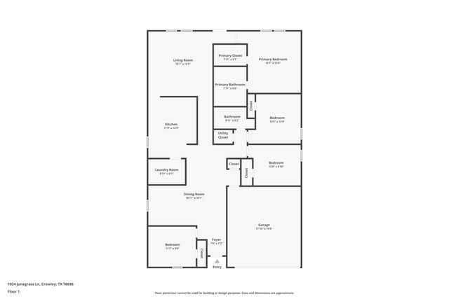 1024 Junegrass Lane, Crowley, TX 76036