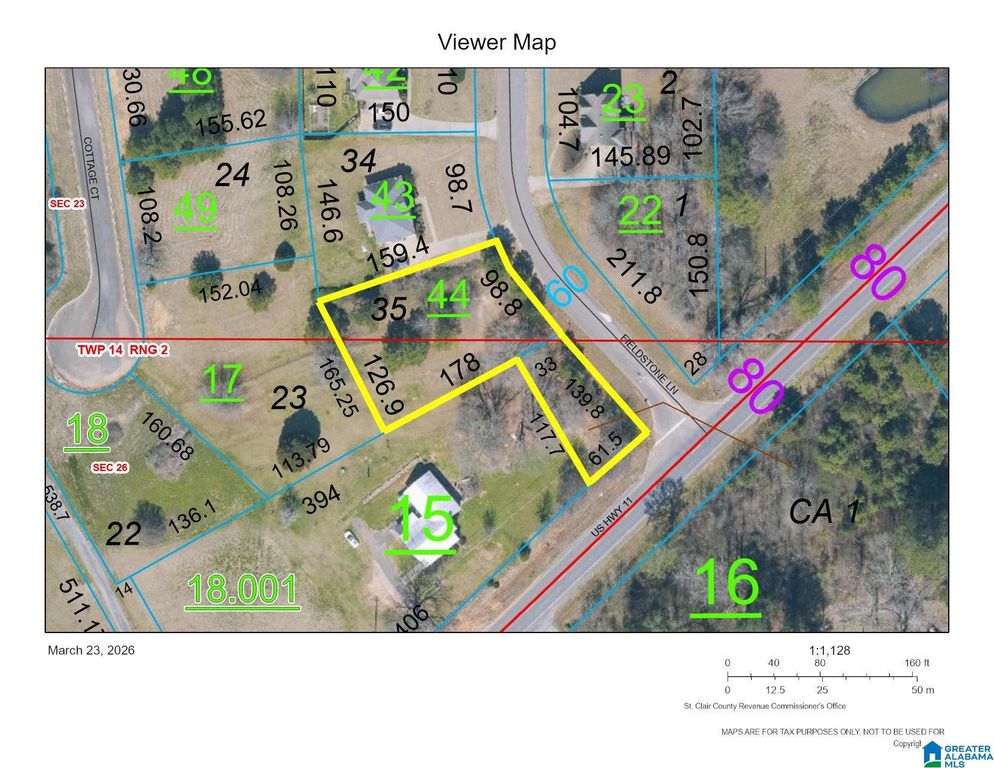 45 FIELDSTONE LANE, Springville, AL 35146