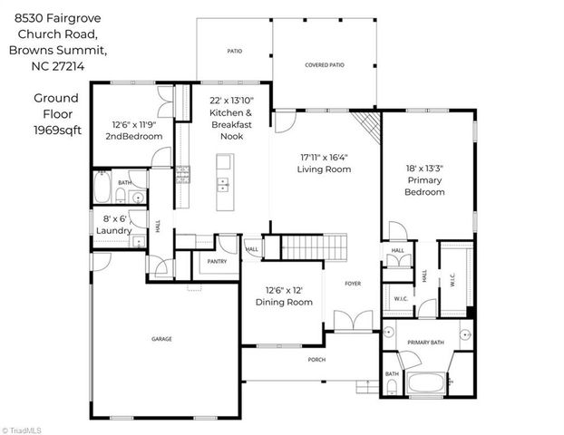 8530 Fairgrove Church Road, Browns Summit, NC 27214