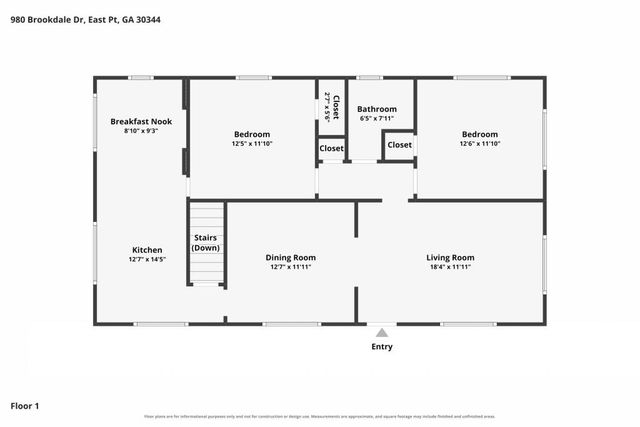 980 Brookdale Drive, East Point, GA 30344