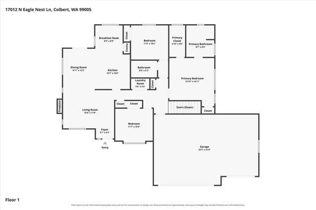 17012 N EAGLE NEST Ln, Colbert, WA 99005