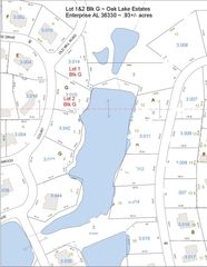 Lot 1 & 2 Blk G Oak Lake Drive, Enterprise, AL 36330