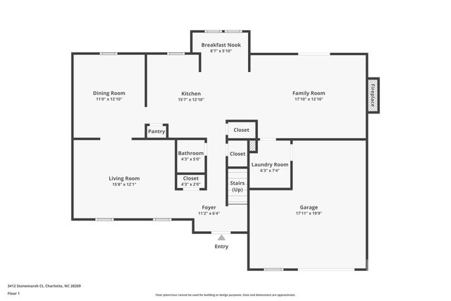 3412 Stonemarsh Court, Charlotte, NC 28269