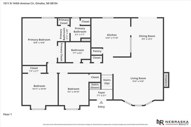 1511 N 144th Avenue Circle, Omaha, NE 68154