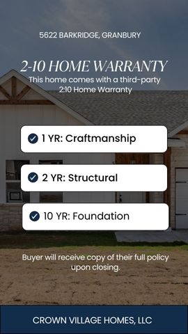 5622 Barkridge Drive, Granbury, TX 76048