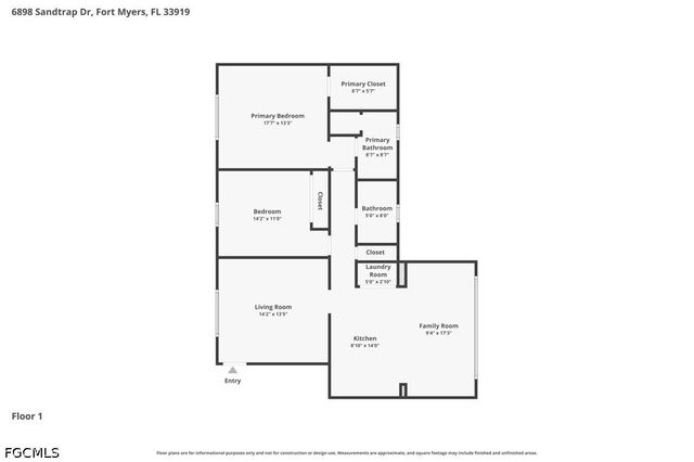 6898 Sandtrap DR 1, Fort Myers, FL 33919