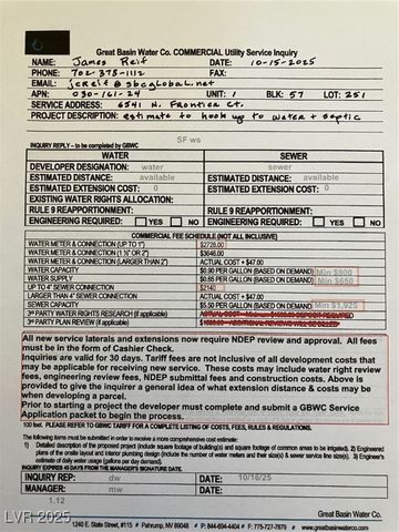 6540 North Frontier Court, Pahrump, NV 89060