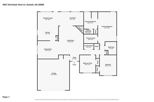 4957 Overlook View Court NW, Duluth, GA 30096