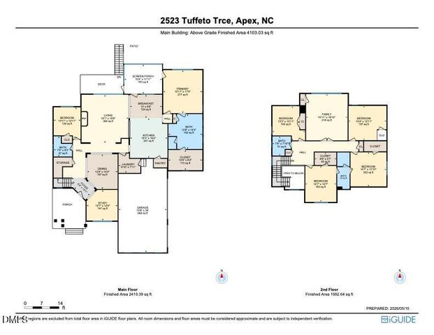 2523 Tuffeto Trace, Apex, NC 27502
