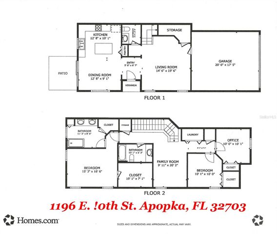 1196 E 10TH STREET, Apopka, FL 32703