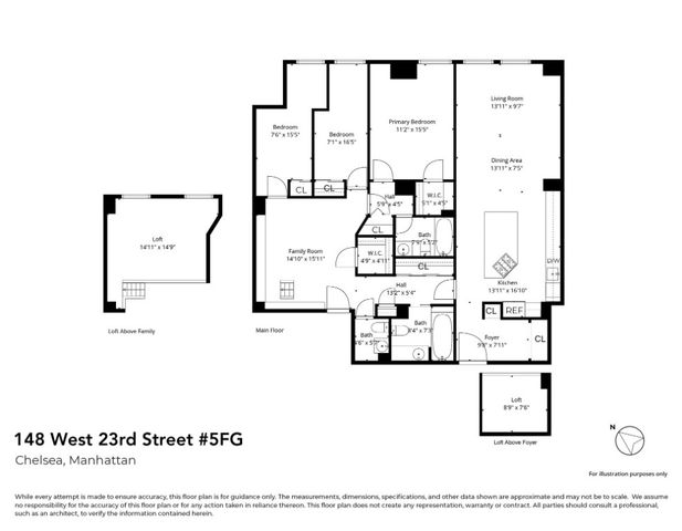 148 W 23rd Street 5FG, New York City, NY 10011