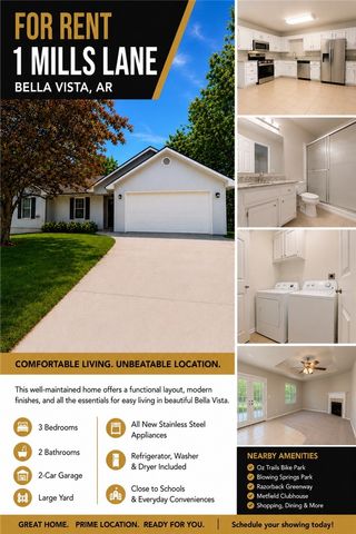 1 Mills Lane, Bella Vista, AR 72714