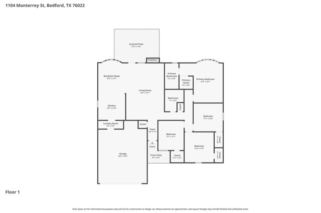 1104 Monterrey Street, Bedford, TX 76022