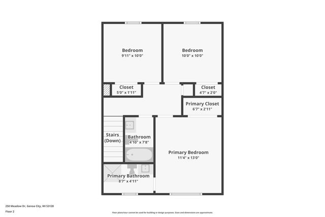 250 Meadow DRIVE, Genoa City, WI 53128