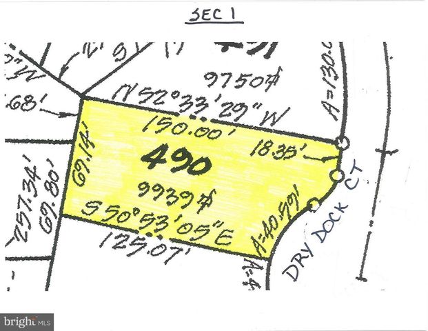 LOT 490 DRY DOCK CT, Greenbackville, VA 23356