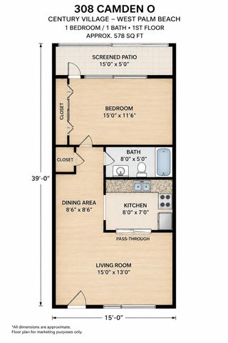 338 Camden O, West Palm Beach, FL 33417