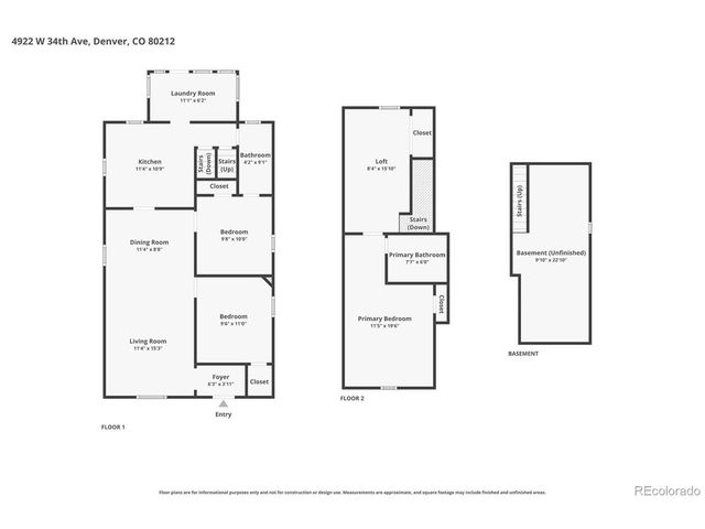 4922 W 34th Ave, Denver, CO 80212