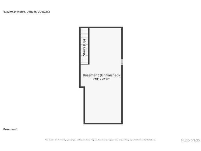 4922 W 34th Ave, Denver, CO 80212