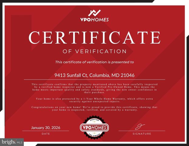 9413 SUNFALL CT, Columbia, MD 21046