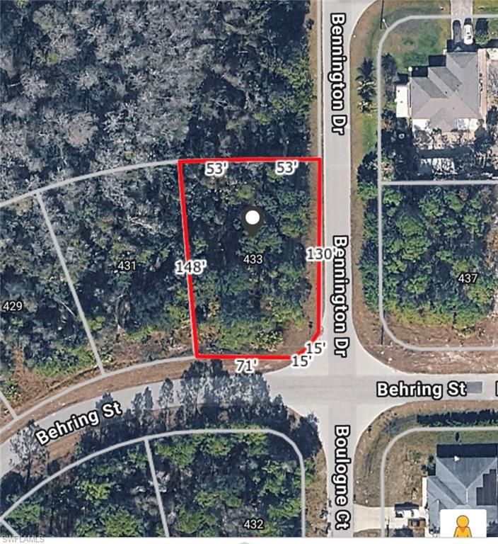 433 Behring ST, LEHIGH ACRES, FL 33974 — exterior