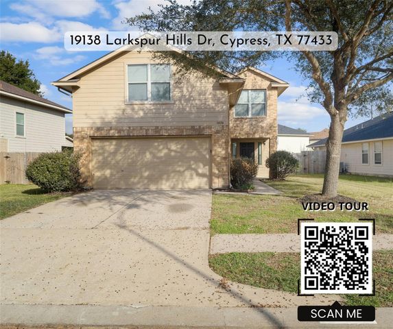 19138 Larkspur Hills Drive, Cypress, TX 77433