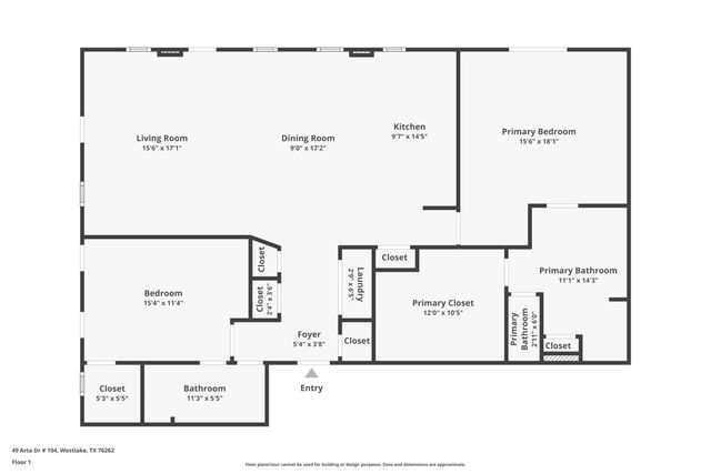 49 Arta Drive 104, Westlake, TX 76262