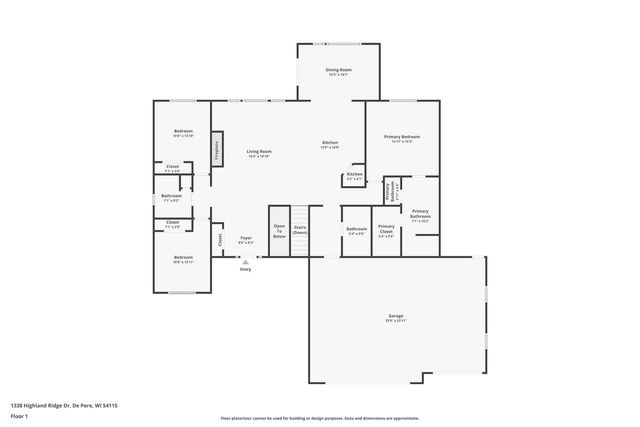 1338 HIGHLAND RIDGE DRIVE, De Pere, WI 54115