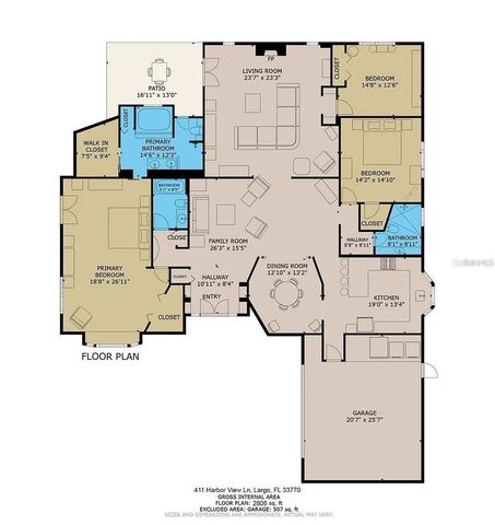 411 HARBOR VIEW LANE, Largo, FL 33770