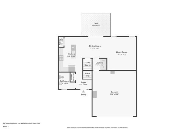 44 Township Road 184 44 Township Road 184, Bellefontaine, OH 43311