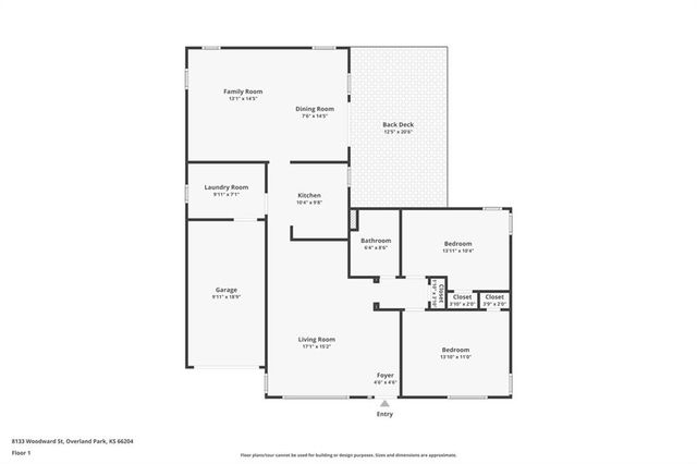 8133 Woodward Street, Overland Park, KS 66204