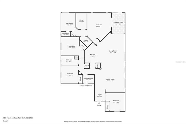 4001 HEIRLOOM ROSE PLACE, Oviedo, FL 32766